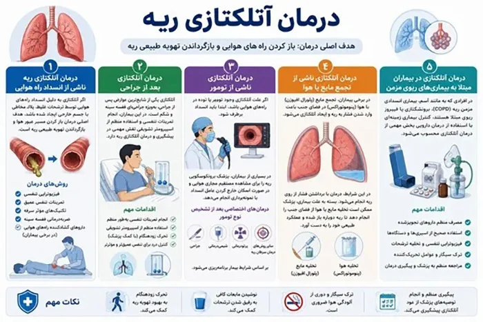 درمان کوچک شدن ریه
